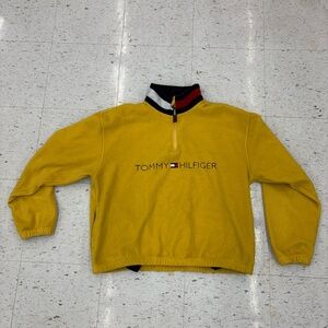 Yellow Tommy Hilfiger quarter zip